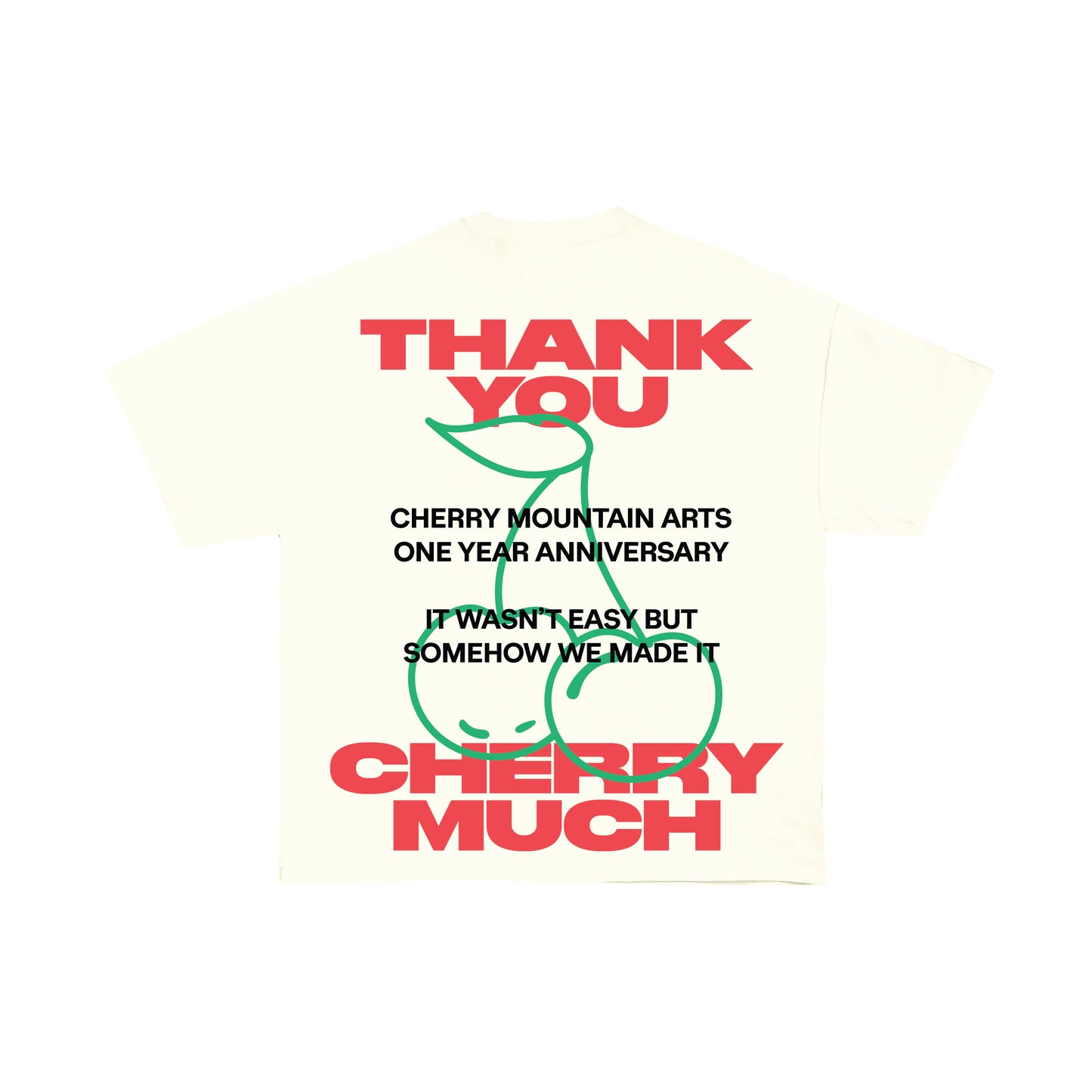 One Year Anniversary Tee (Cream)