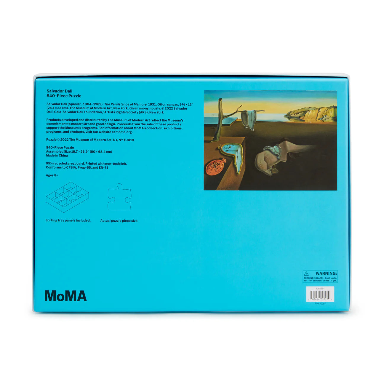 SALVADOR DALÍ PERSISTENCE OF MEMORY JIGSAW PUZZLE - 840 PIECES