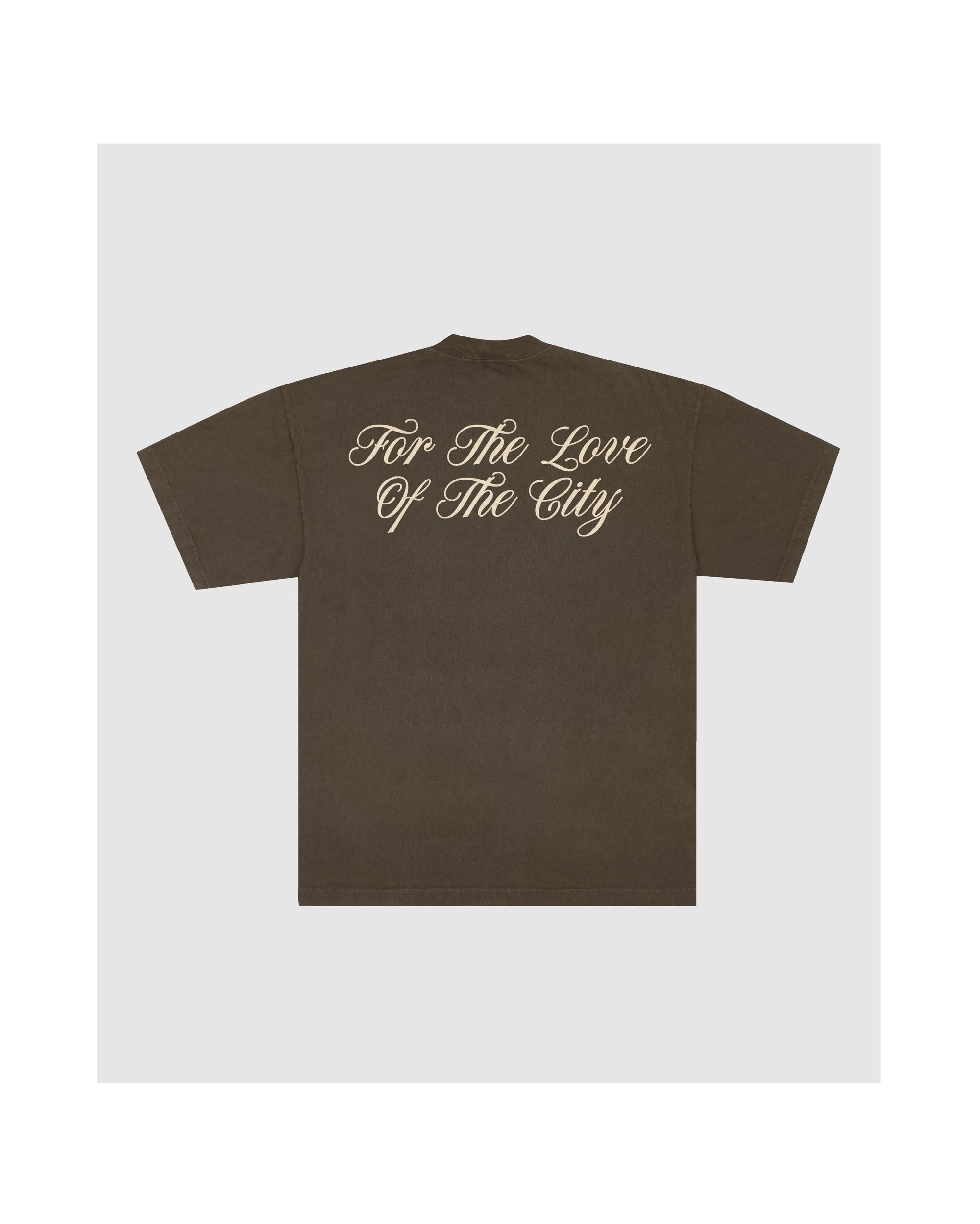 ONLY 45 MADE - Love of the City Tee (Bear Brown)