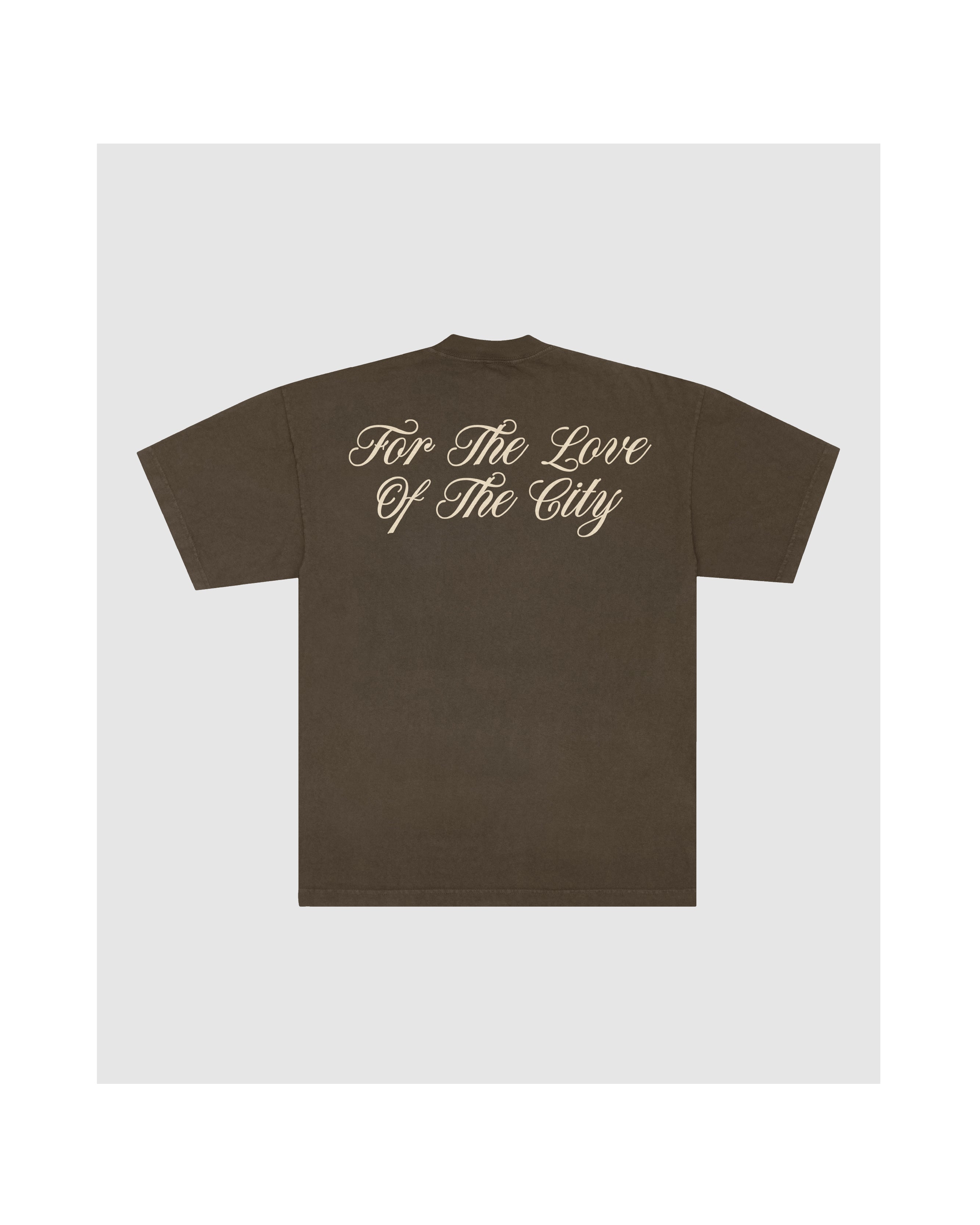 ONLY 45 MADE - Love of the City Tee (Bear Brown)