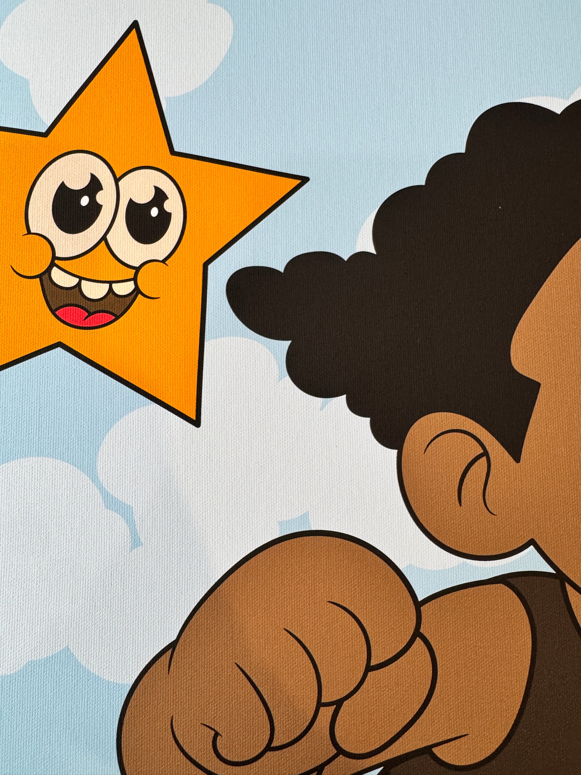 FRAMED The Sky Might Fall (24 x24)