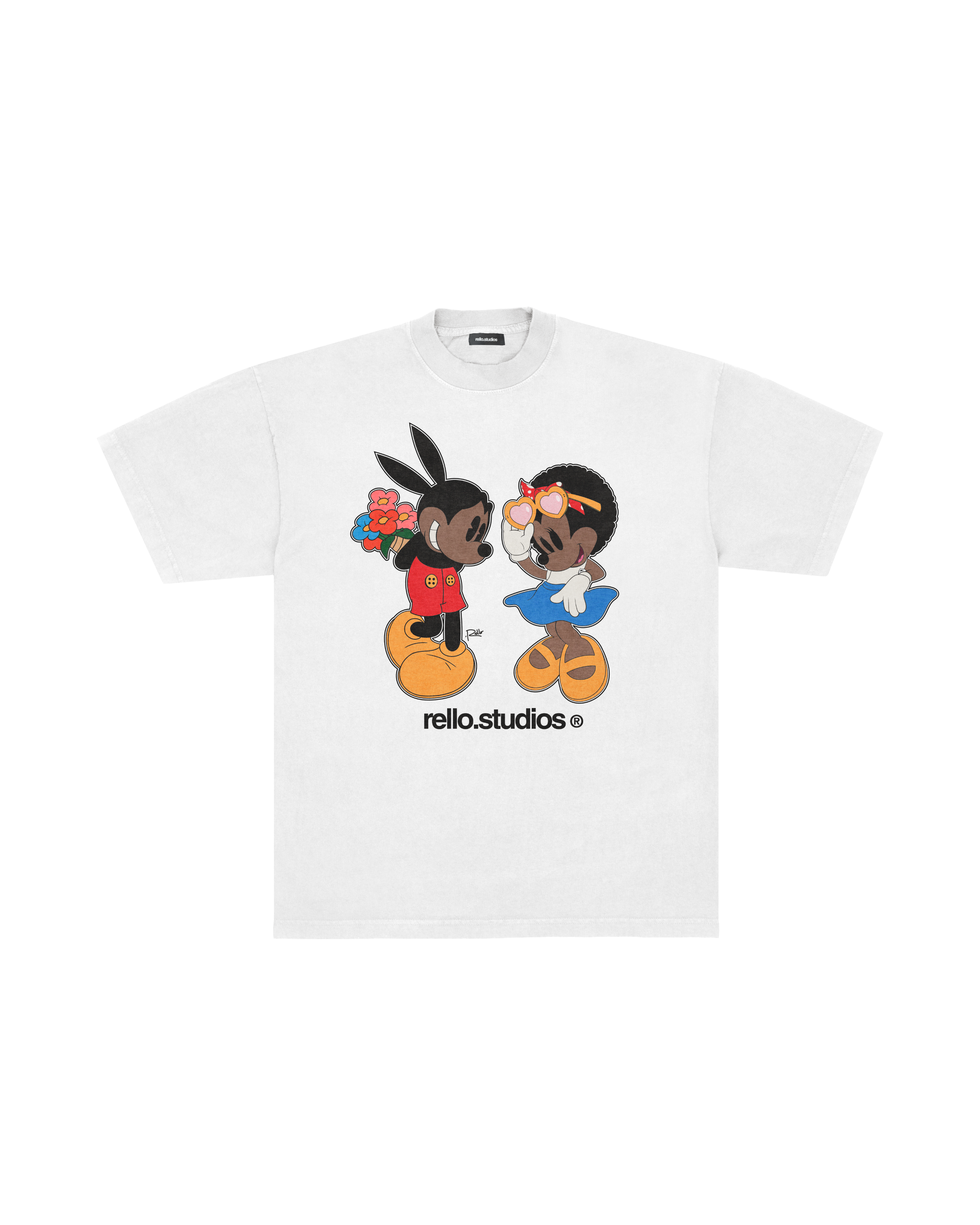 Flowers Fade Tee (White)