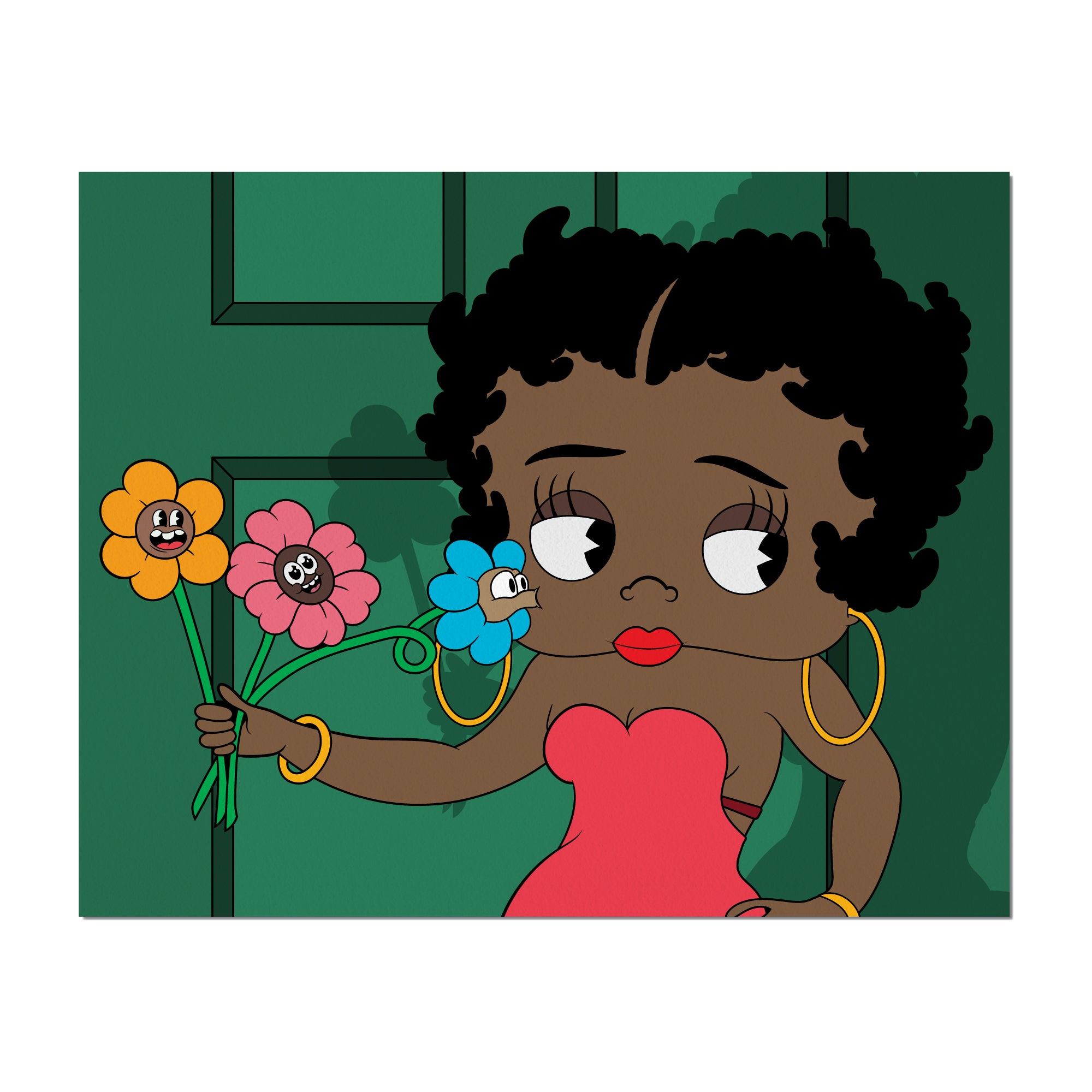 Chocolate Flower Kisses (30 x45) 1 of 1