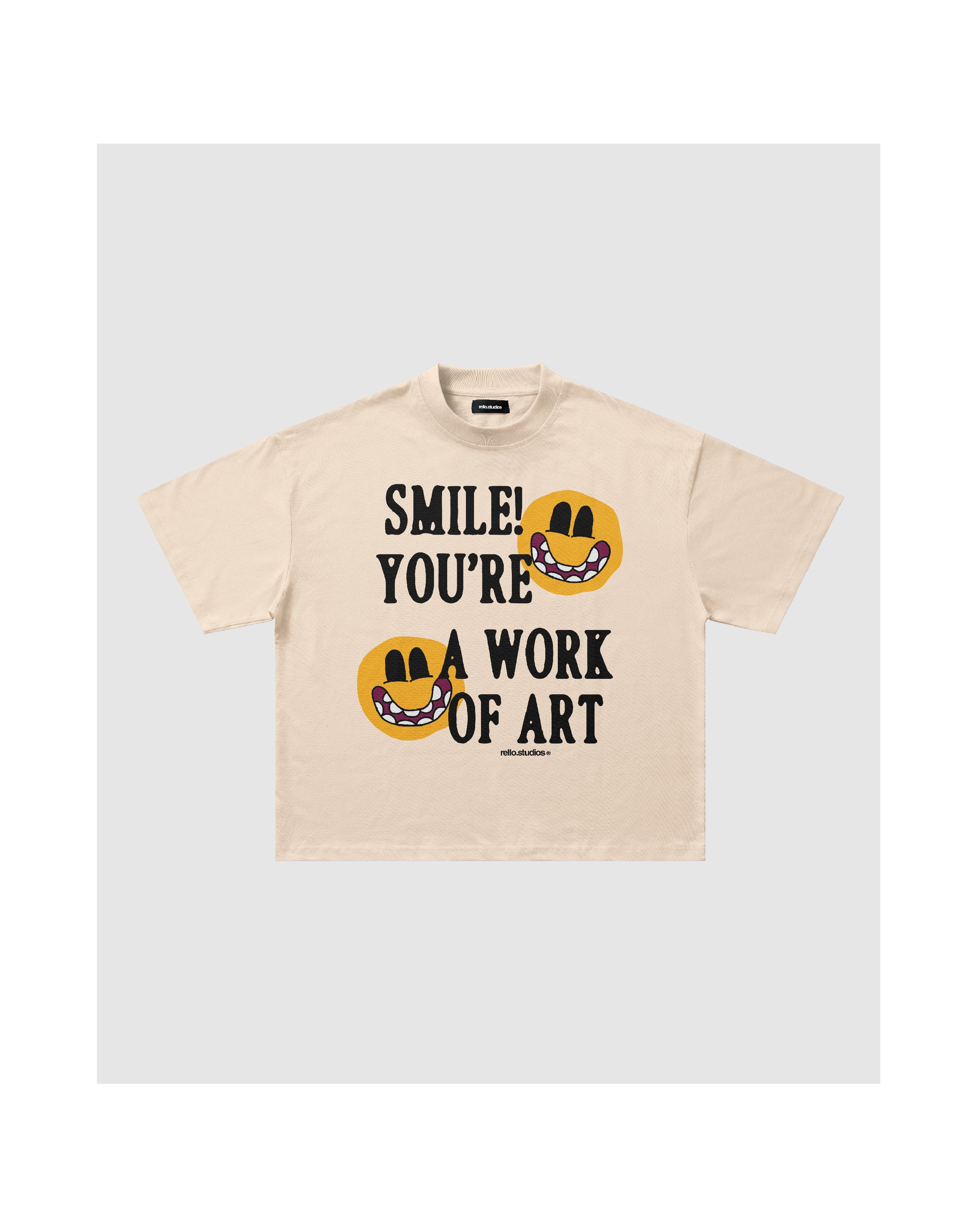 Work of Art Tee (CREAM)