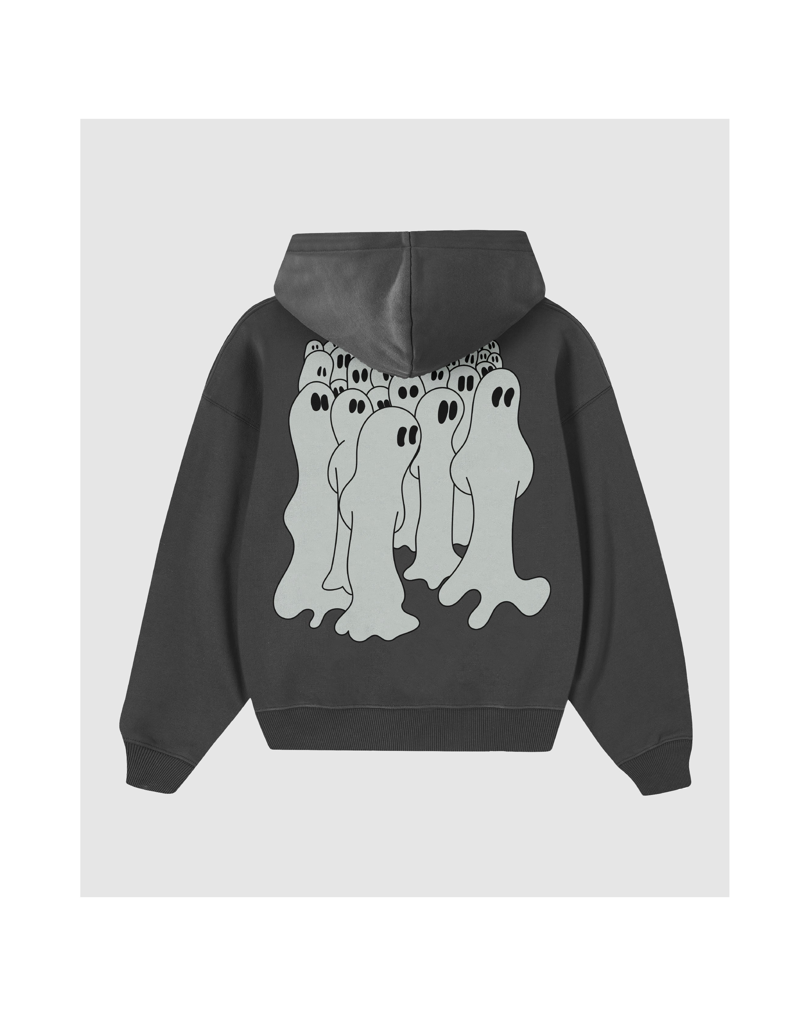 Ghosts Hoodie (Aged Black)