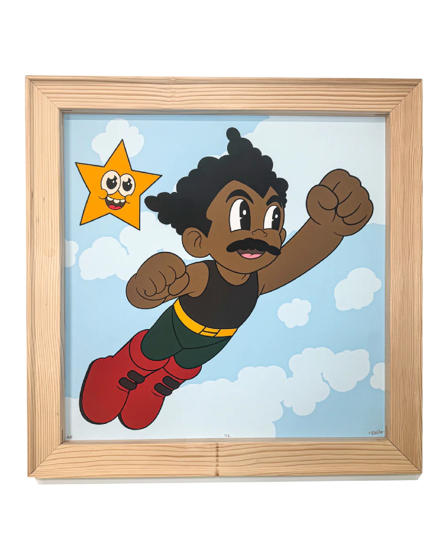 FRAMED The Sky Might Fall (24 x24)